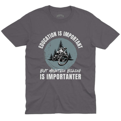 Education T-Shirt Charcoal