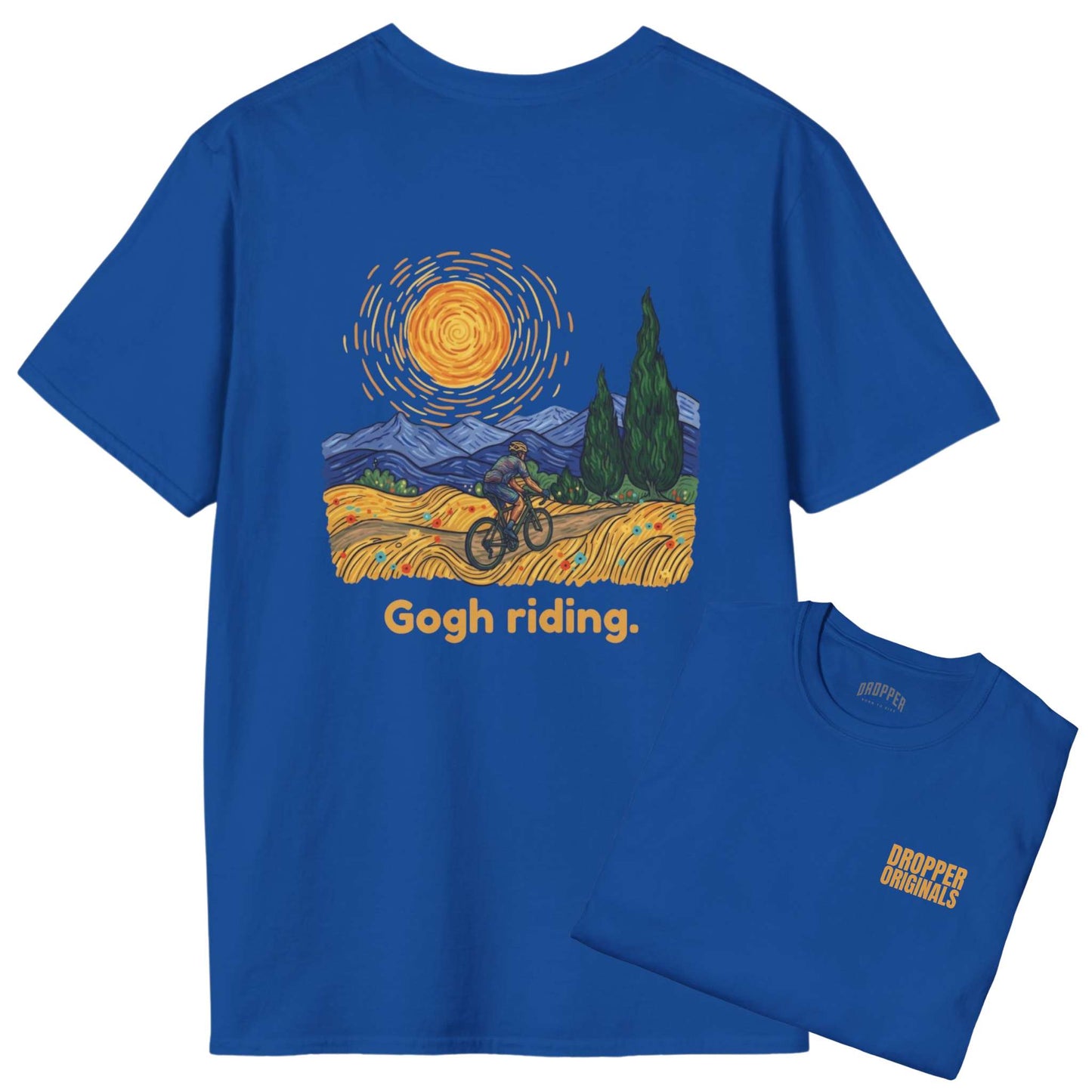 Gogh Riding [Back Print] T-Shirt