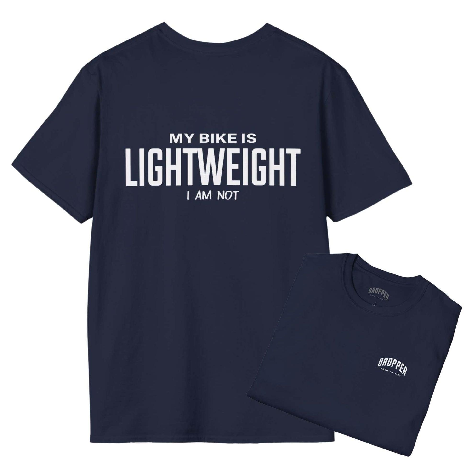 I Am Not [Back Print] T-Shirt Navy