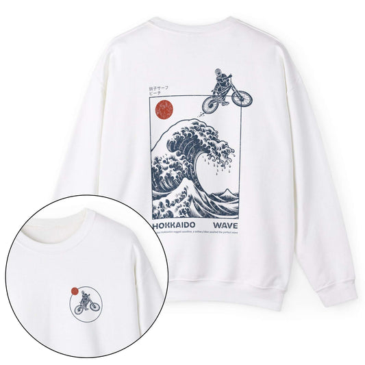 Hokkaido Wave [Back Print] Sweatshirt