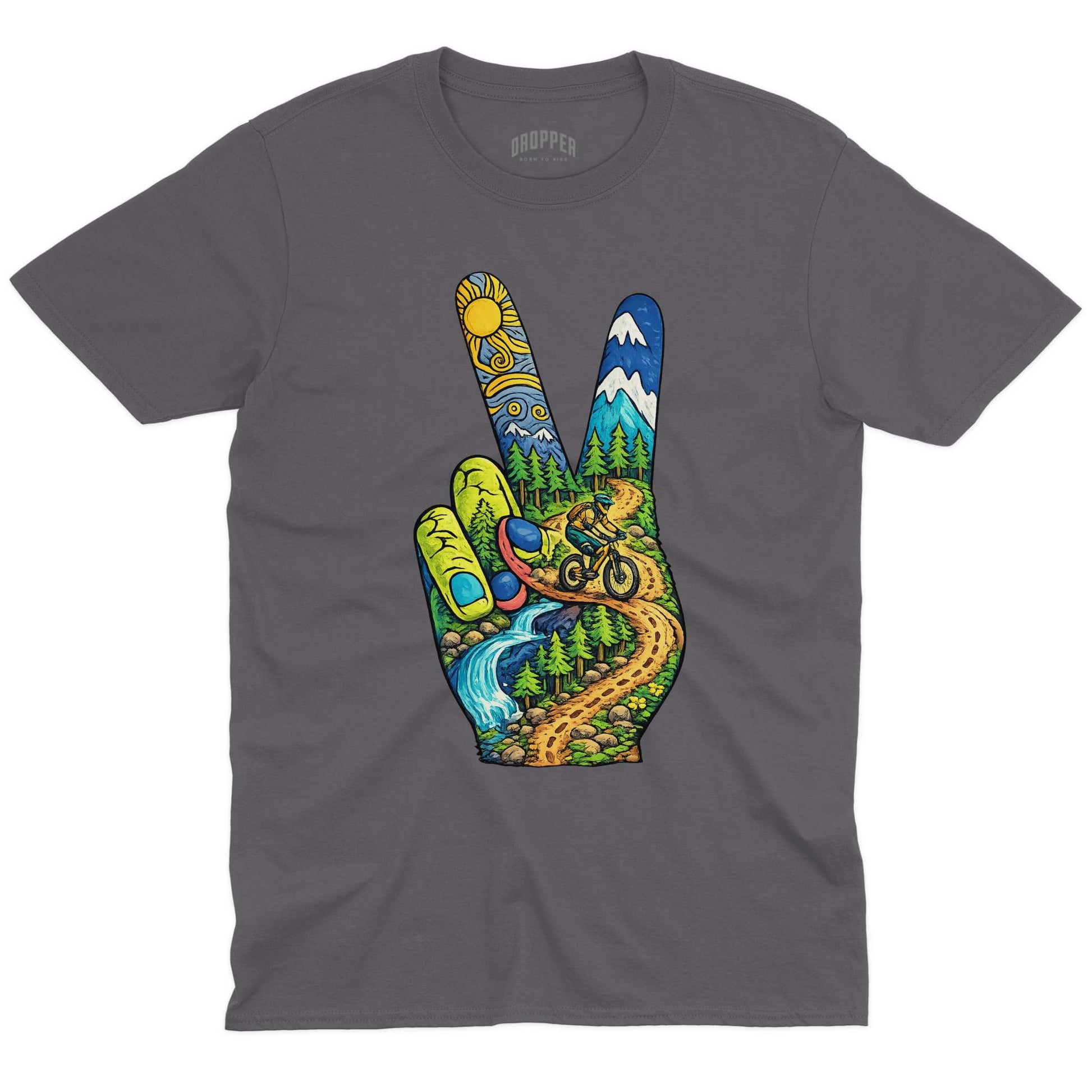 Funky Rider T-Shirt Charcoal