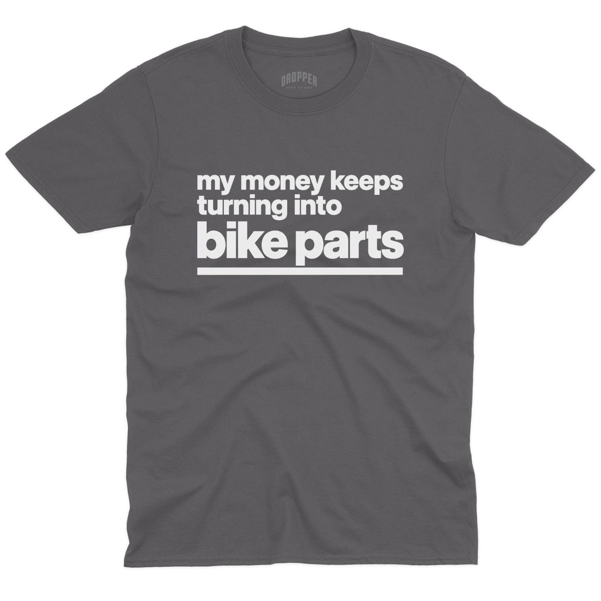 Bike Parts T-Shirt Charcoal
