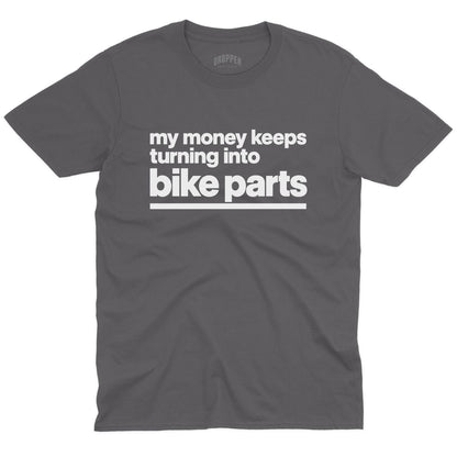 Bike Parts T-Shirt Charcoal