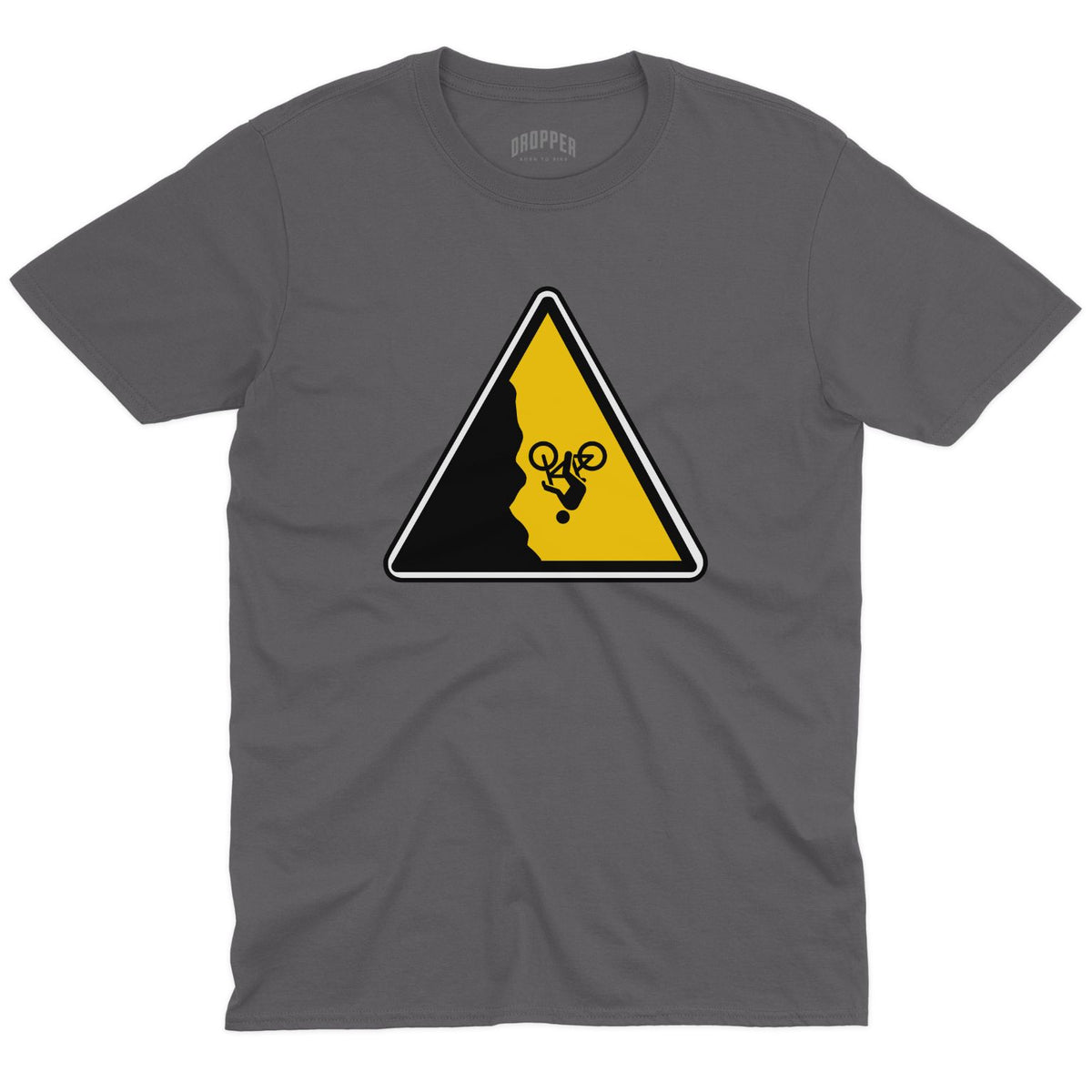 Warning T-Shirt Charcoal
