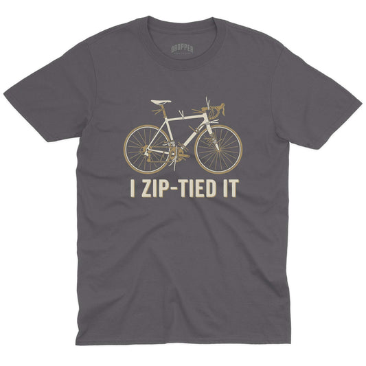 Zip-Tied [Road] T-Shirt Charcoal