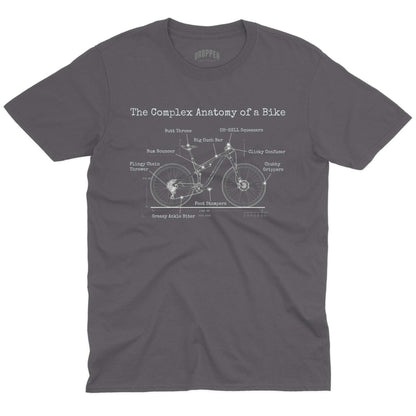 Complex Anatomy T-Shirt Charcoal