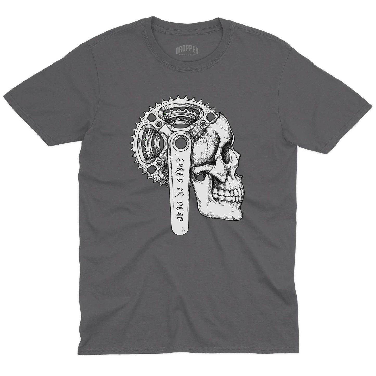Shred Or Dead T-Shirt Charcoal