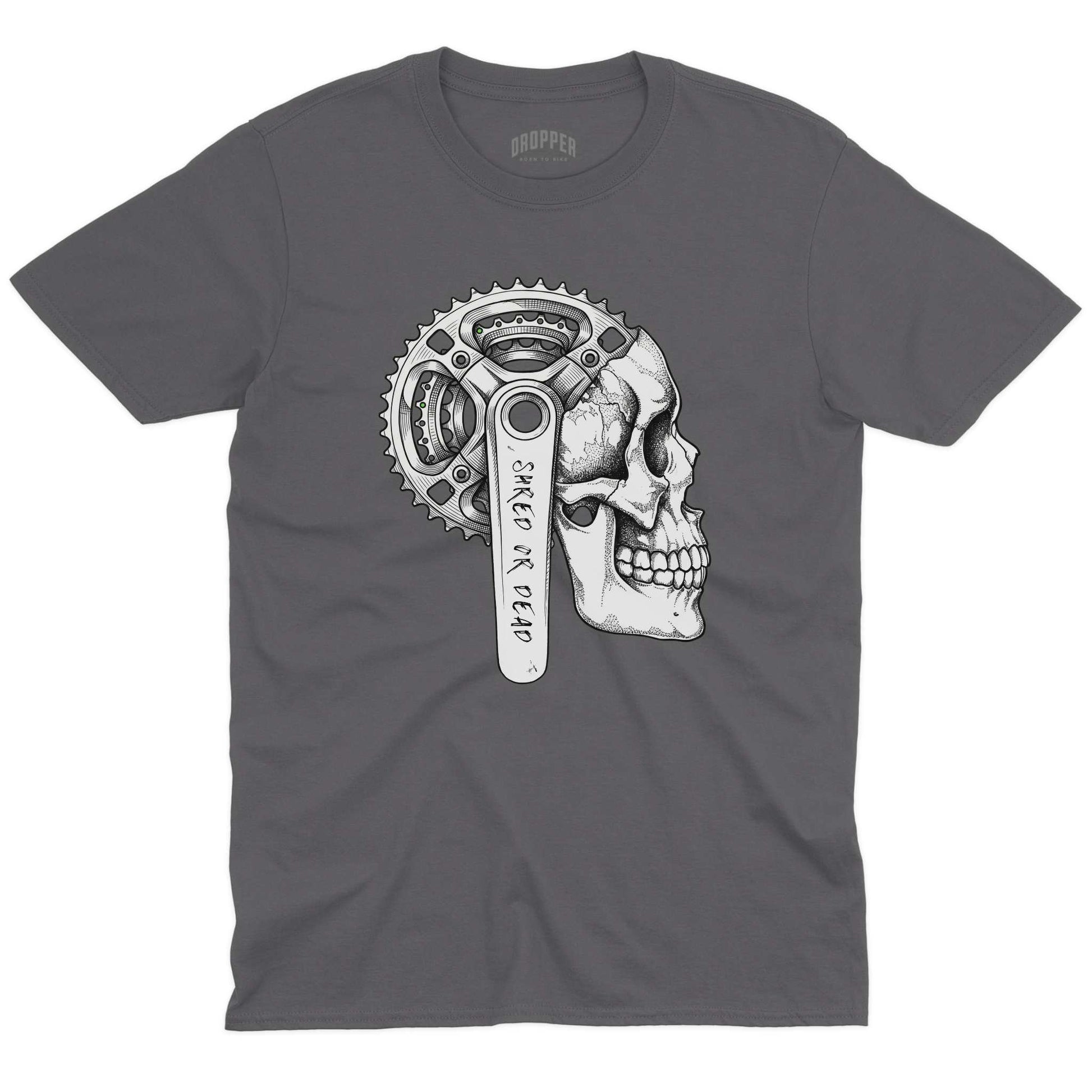 Shred Or Dead T-Shirt Charcoal