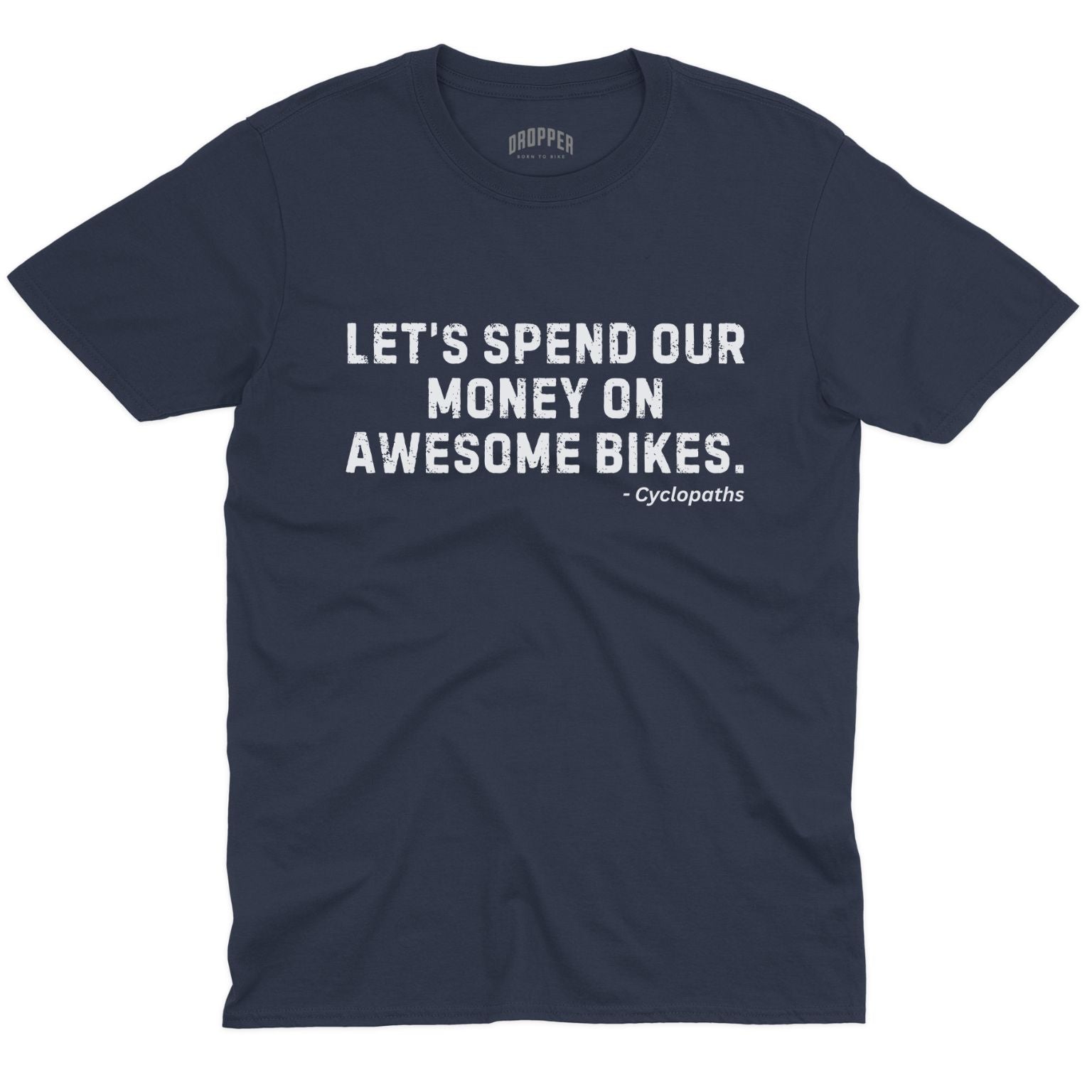 Awesome Bikes T-Shirt Navy