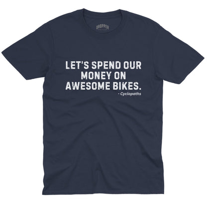 Awesome Bikes T-Shirt Navy