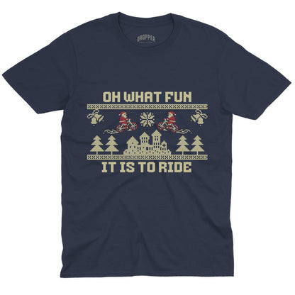 Oh What Fun T-Shirt Navy