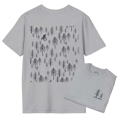 Forest Freedom [Back Print] T-Shirt Sport Grey