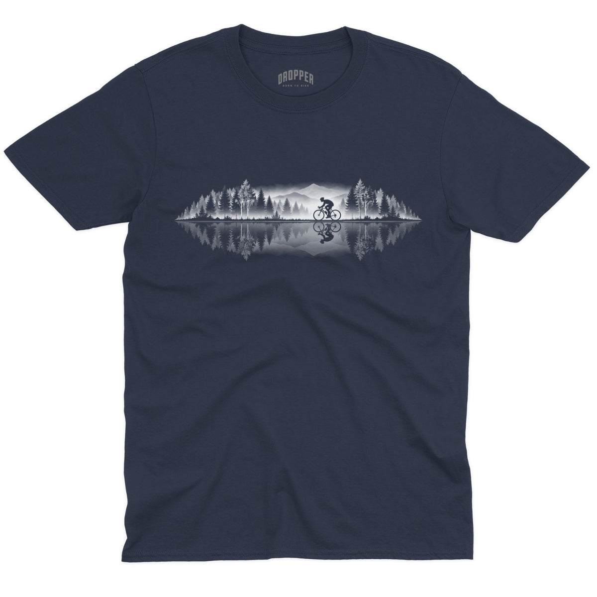 Still Lake Road T-Shirt Navy