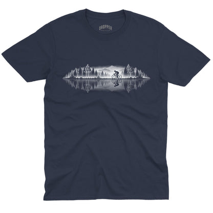 Still Lake Road T-Shirt Navy