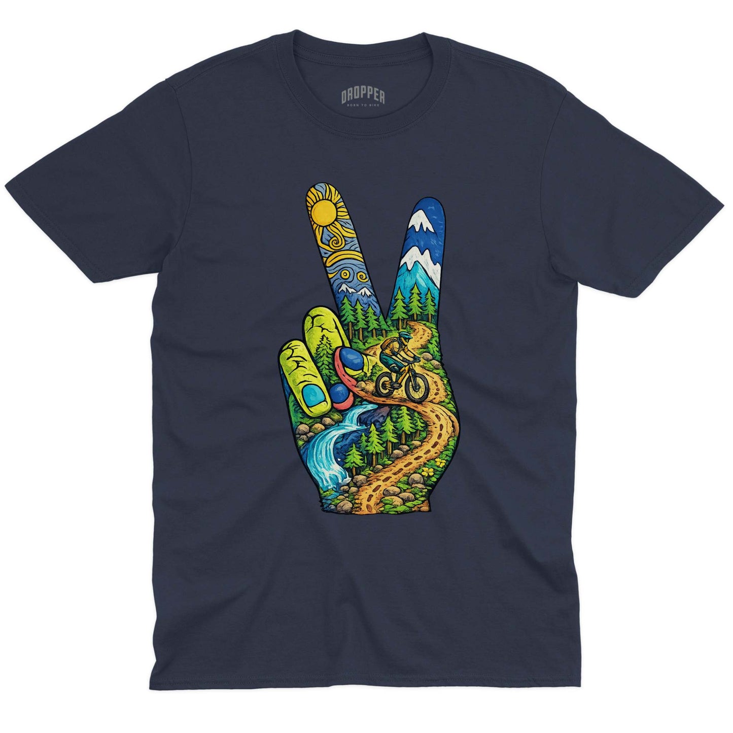 Funky Rider T-Shirt Navy