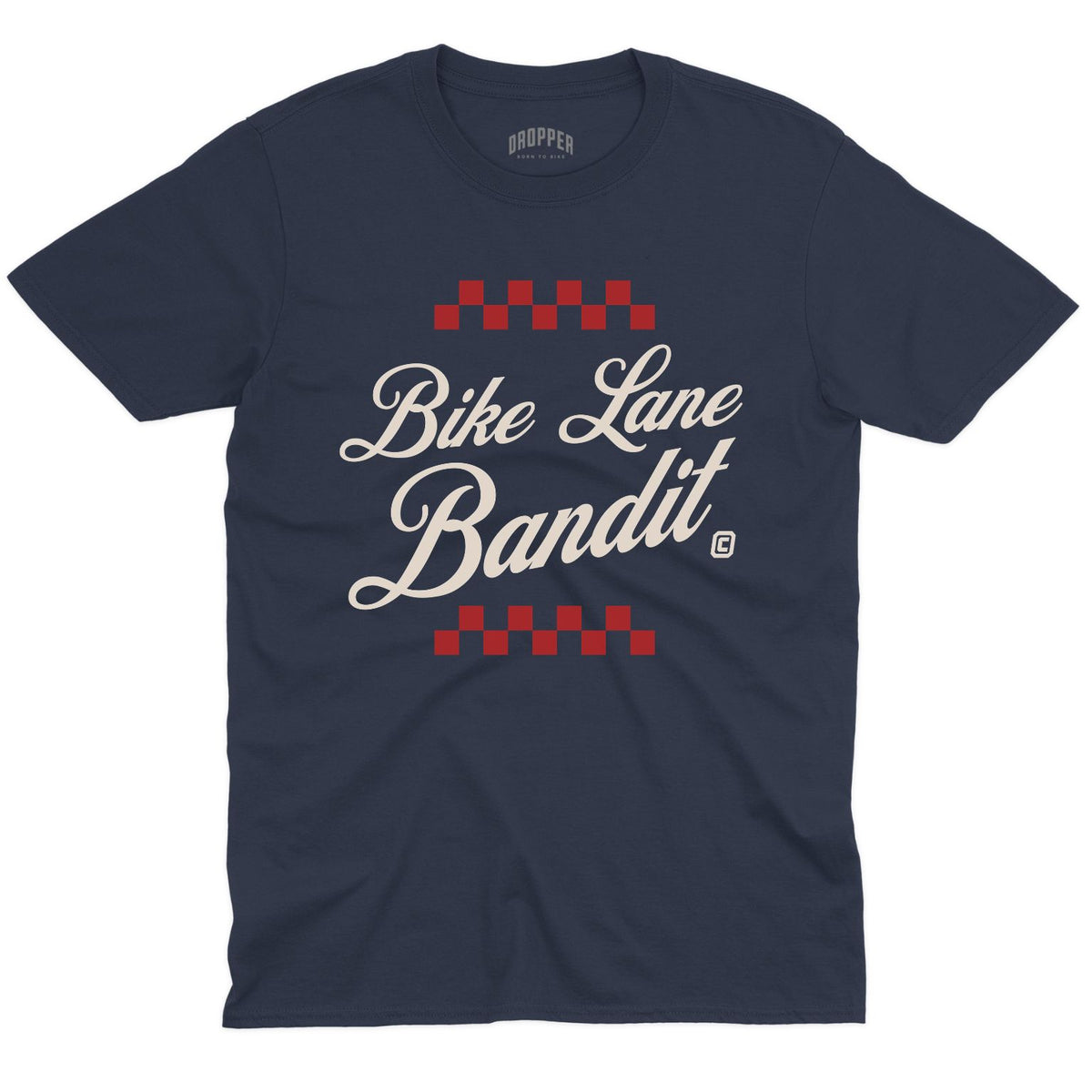 Bike Lane Bandit T-Shirt Navy