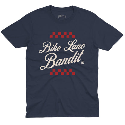 Bike Lane Bandit T-Shirt Navy