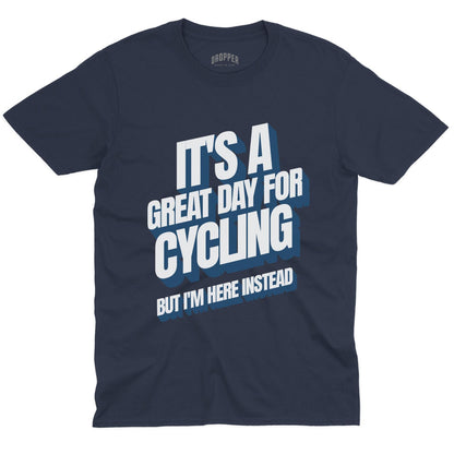 I'm Here Instead T-Shirt Navy