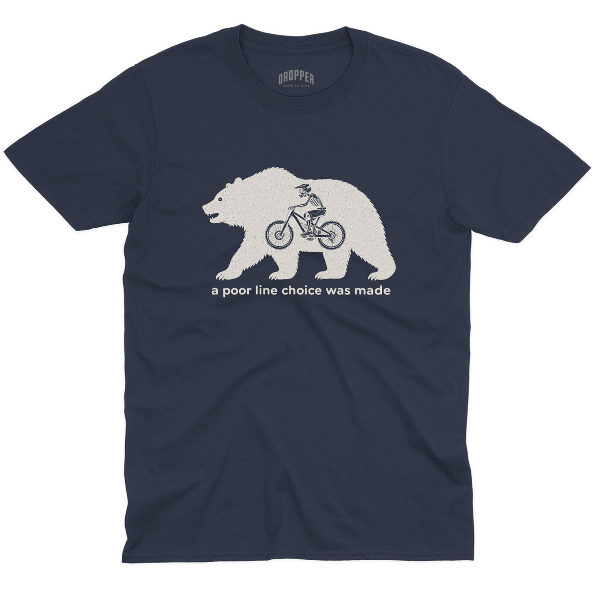 Poor Line Choice T-Shirt Navy