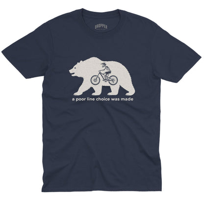 Poor Line Choice T-Shirt Navy