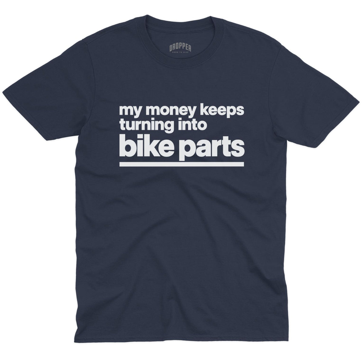 Bike Parts T-Shirt Navy