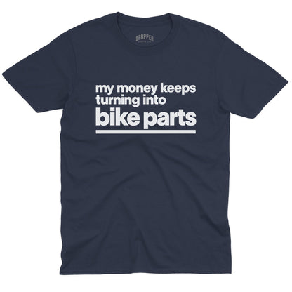 Bike Parts T-Shirt Navy