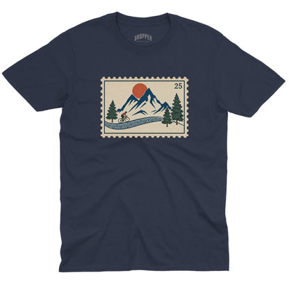 Road Stamp T-Shirt Navy