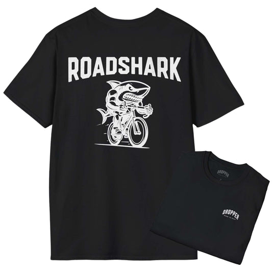 Roadshark [Back Print] T-Shirt Black