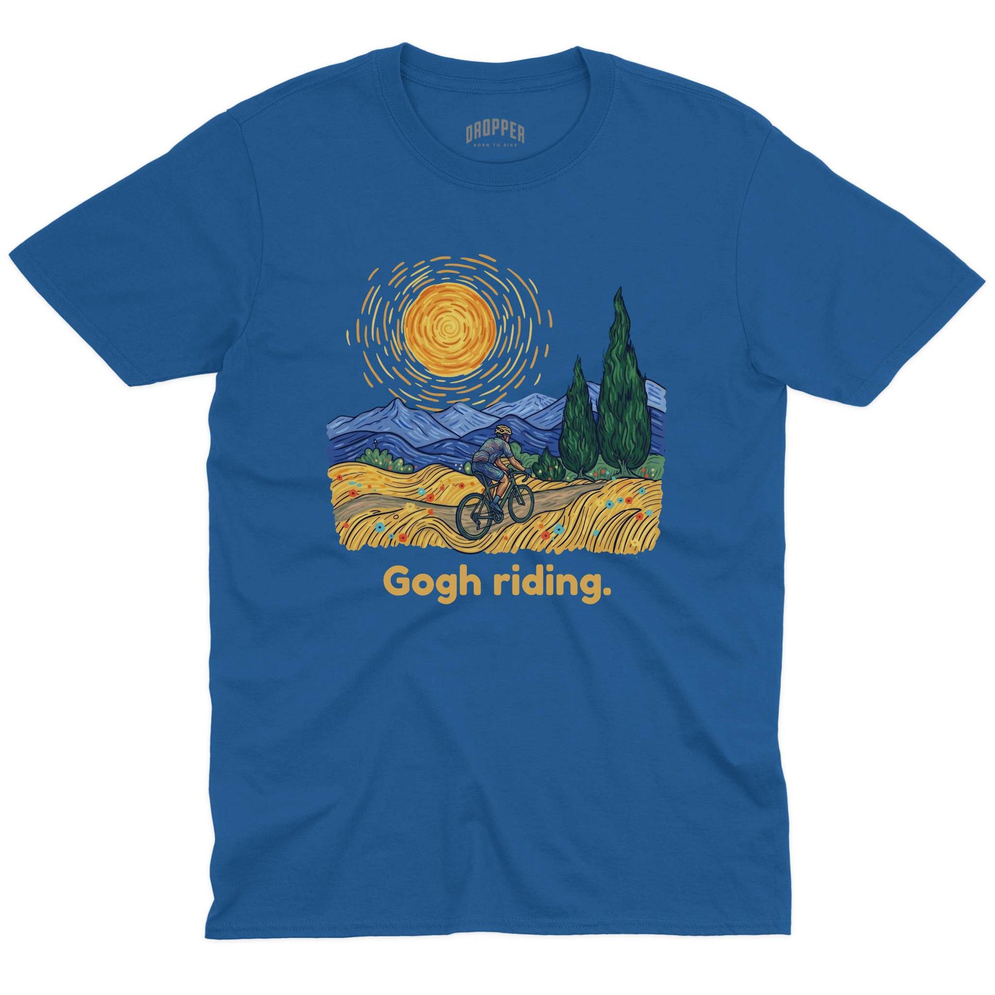 Gogh Riding T-Shirt Royal