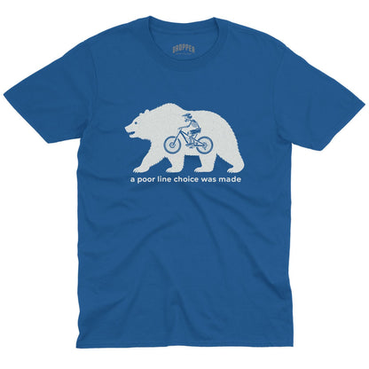 Poor Line Choice T-Shirt Royal