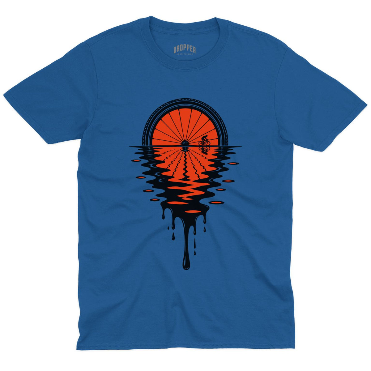 Melting Wheel T-Shirt Royal