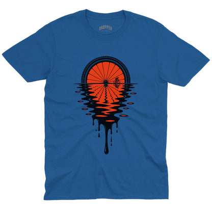 Melting Wheel T-Shirt Royal