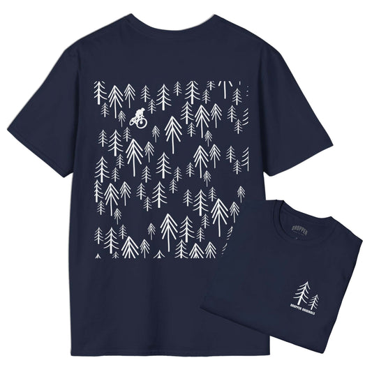 Forest Freedom [Back Print] T-Shirt Navy