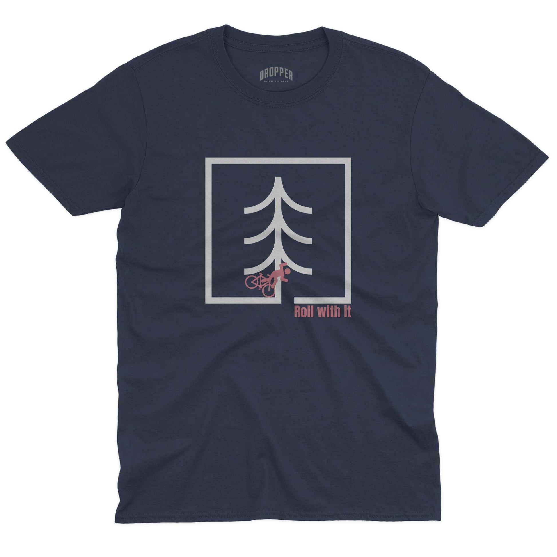 Roll With It T-Shirt Navy