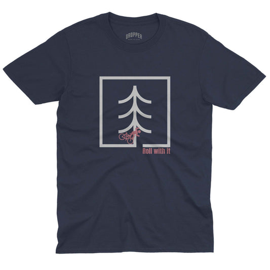 Roll With It T-Shirt Navy