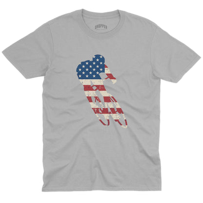 USA Road T-Shirt Sport Grey