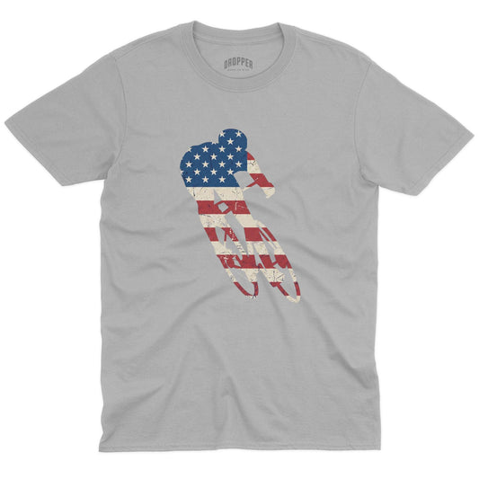 USA Road T-Shirt Sport Grey