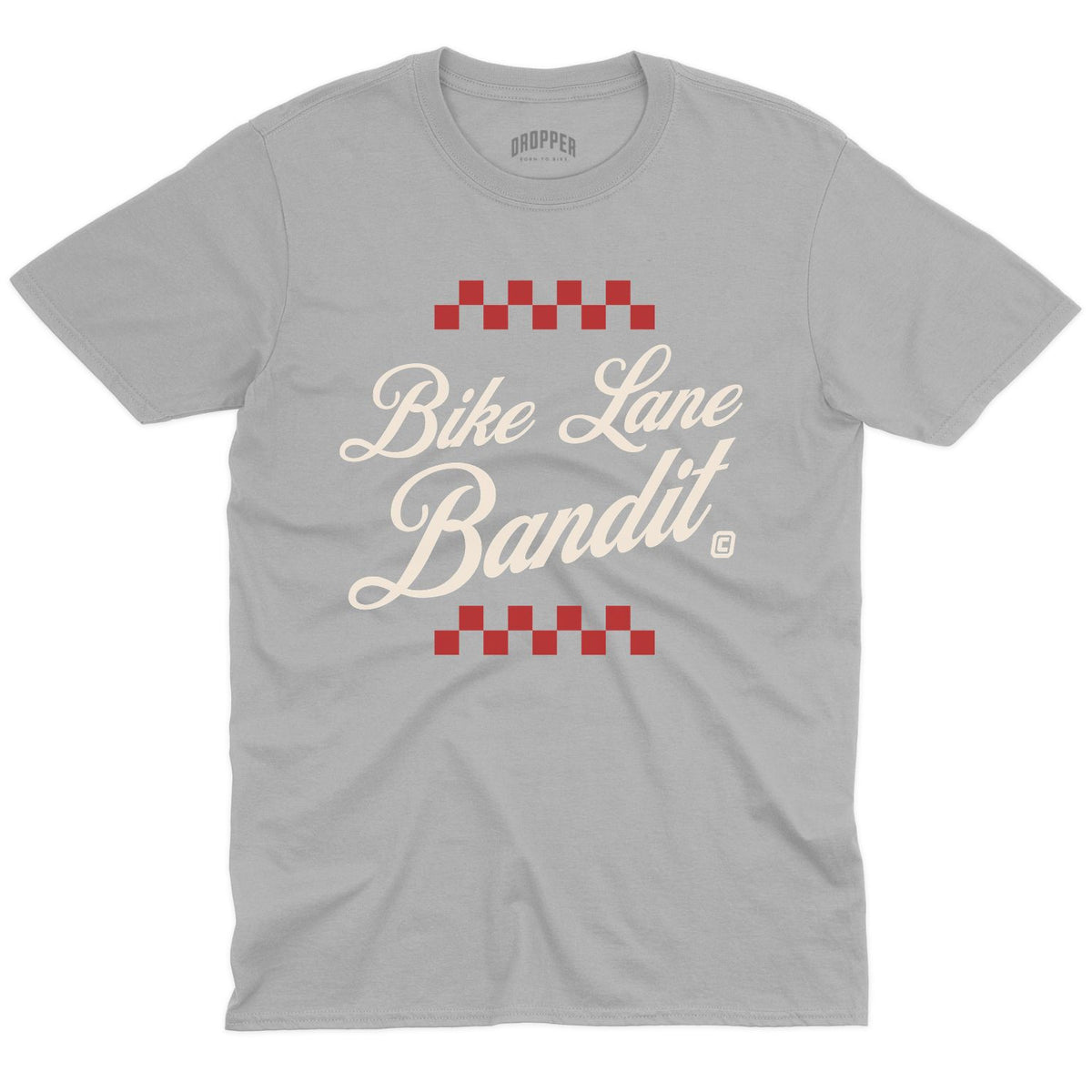 Bike Lane Bandit T-Shirt Sport Grey