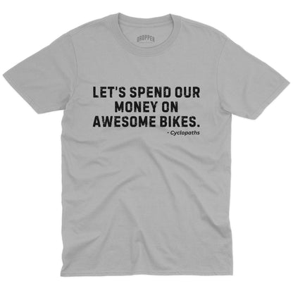 Awesome Bikes T-Shirt Sport Grey