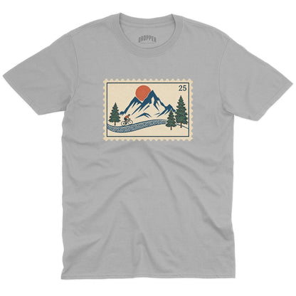Road Stamp T-Shirt Sport Grey