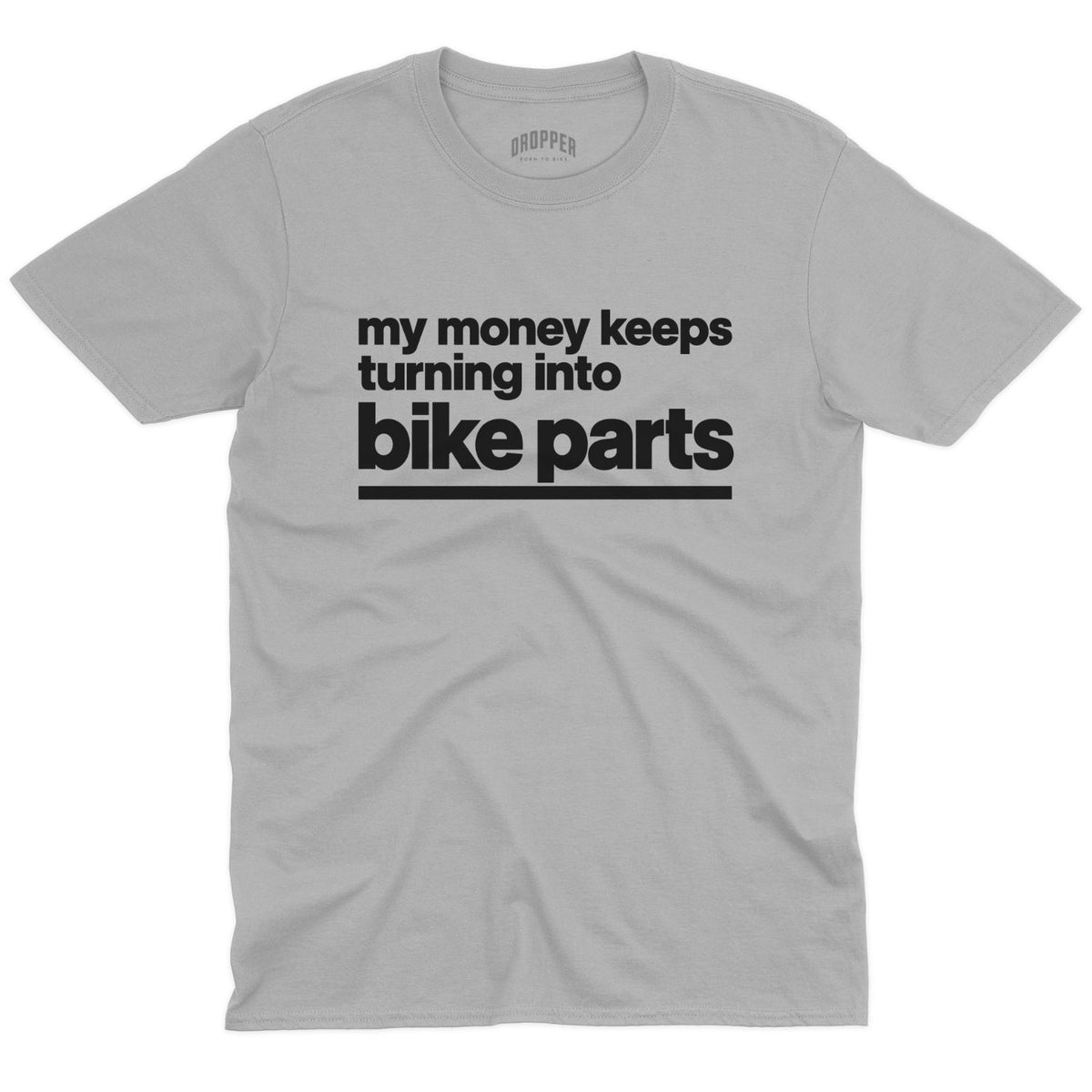 Bike Parts T-Shirt Sport Grey