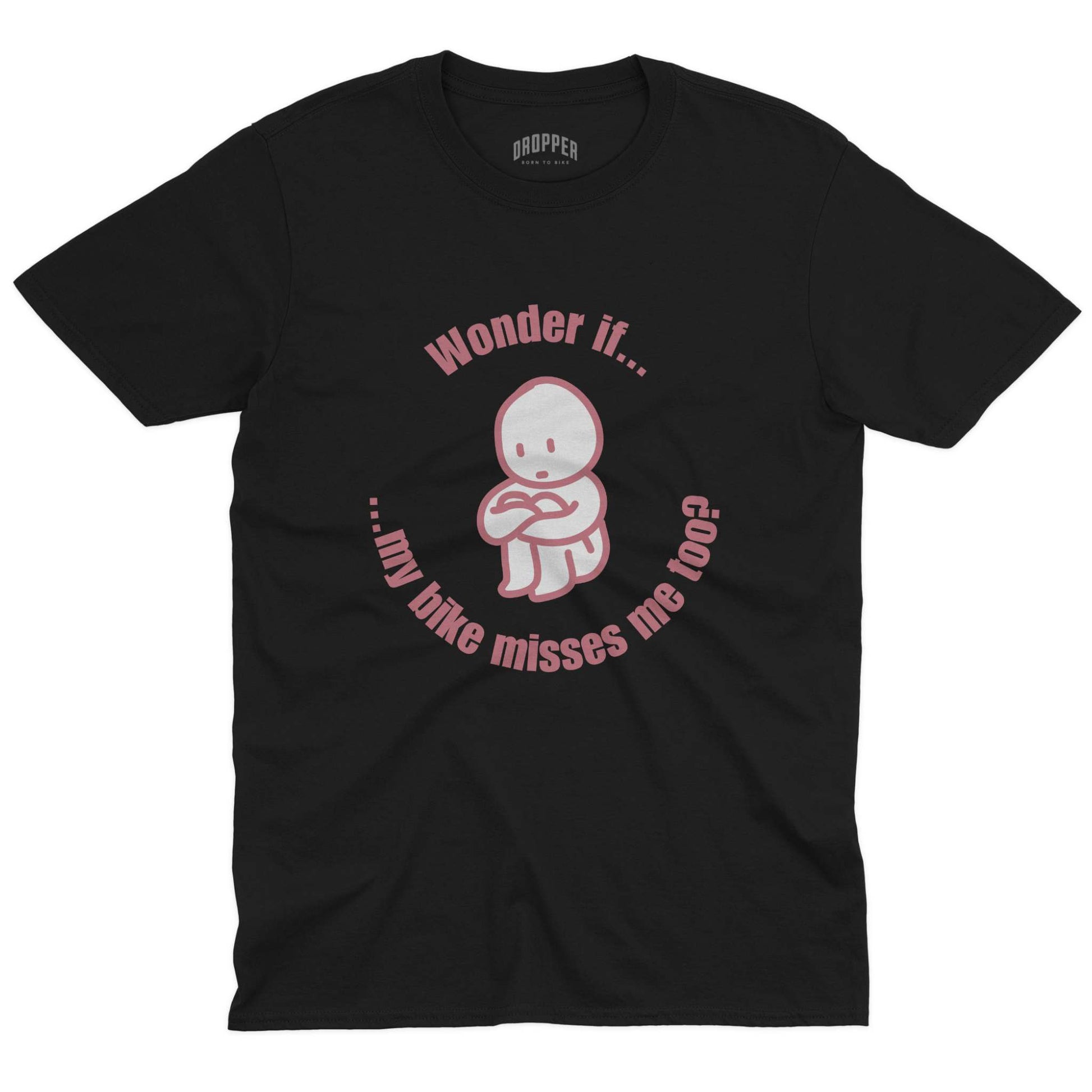 My Bike Misses Me T-Shirt Black
