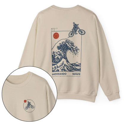 Hokkaido Wave [Back Print] Sweatshirt