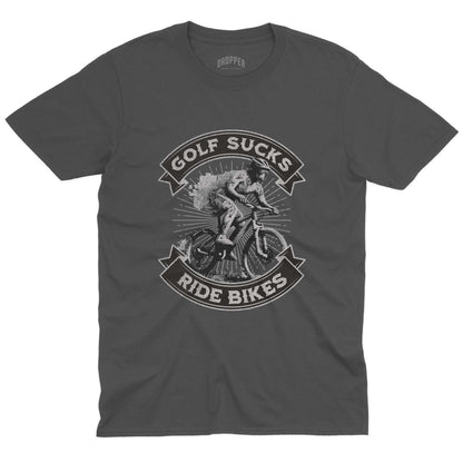 Golf Sucks T-Shirt Charcoal