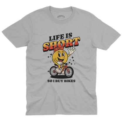Life Is Short T-Shirt Sport Grey