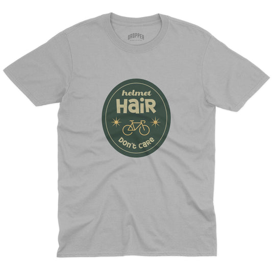 Helmet Hair T-Shirt Sport Grey