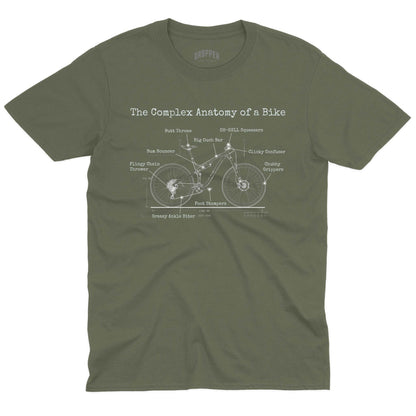 Complex Anatomy T-Shirt Military Green