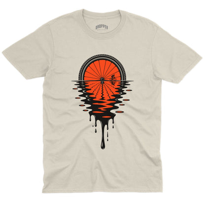 Melting Wheel T-Shirt Natural