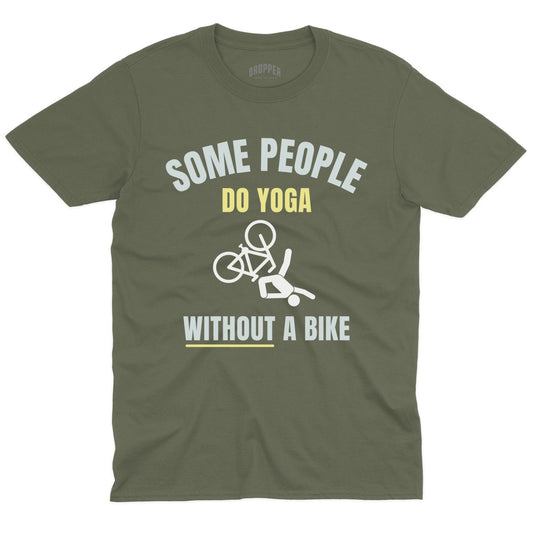 Bike Yoga T-Shirt Military Green