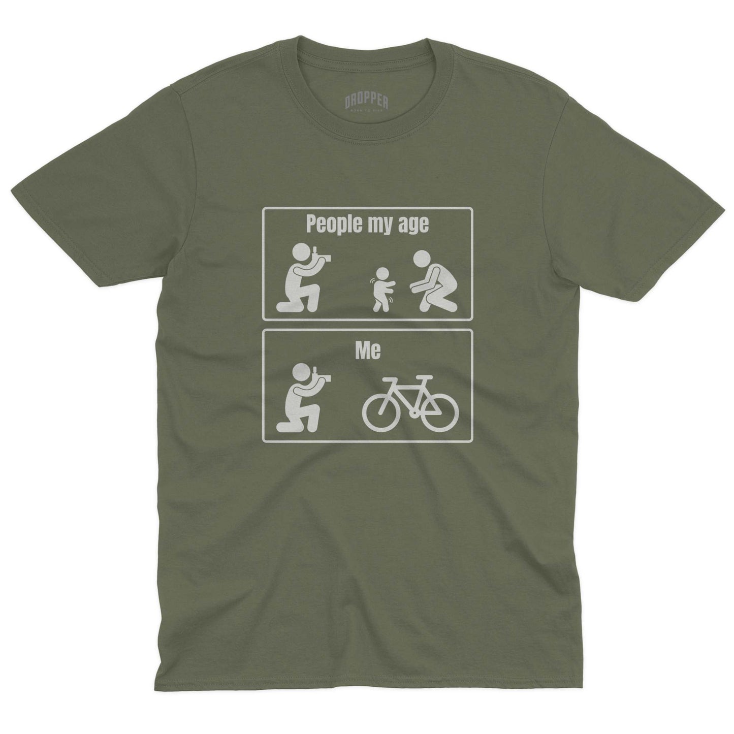 People My Age T-Shirt Military Green